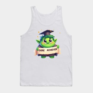 Cute Ogre Achiever Illustration Tank Top